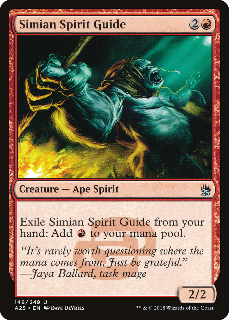 Magic: The Gathering - Simian Spirit Guide - Masters 25