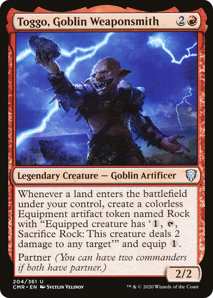 Magic: The Gathering - Toggo, Goblin Weaponsmith - Commander Legends