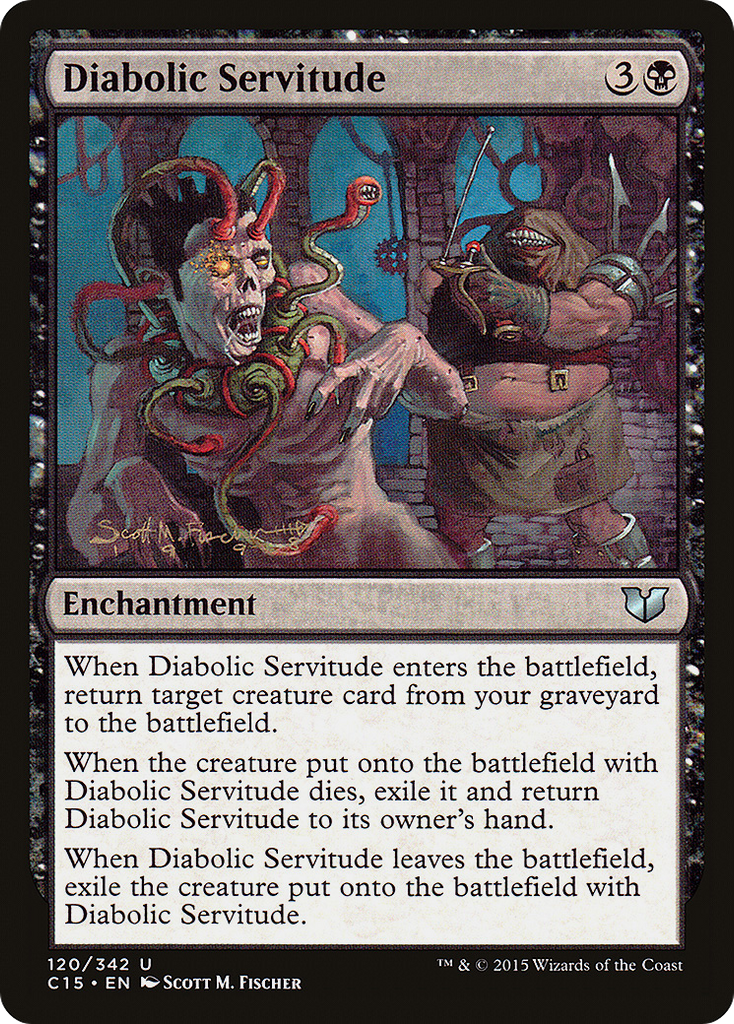 Magic: The Gathering - Diabolic Servitude - Commander 2015