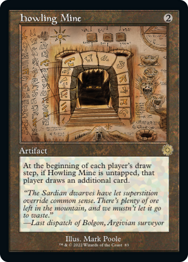 Magic: The Gathering - Howling Mine - The Brothers' War Retro Artifacts