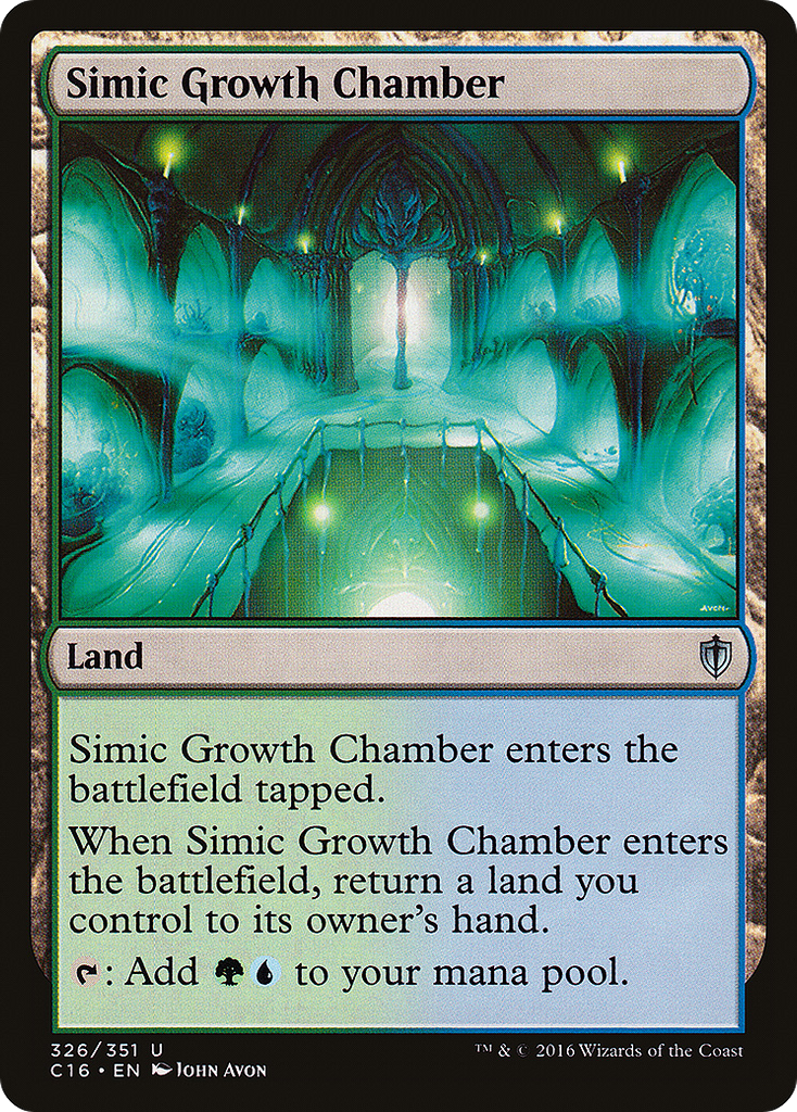 Magic: The Gathering - Simic Growth Chamber - Commander 2016