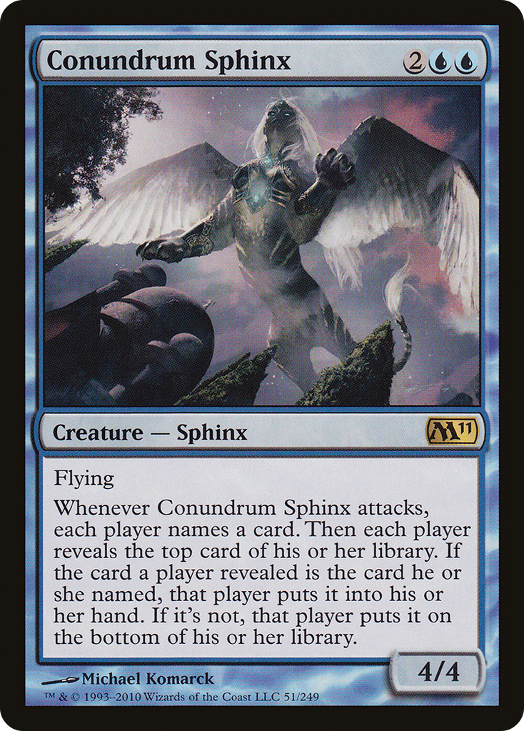 Magic: The Gathering - Conundrum Sphinx - Magic 2011