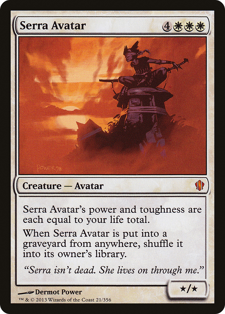 Magic: The Gathering - Serra Avatar - Commander 2013