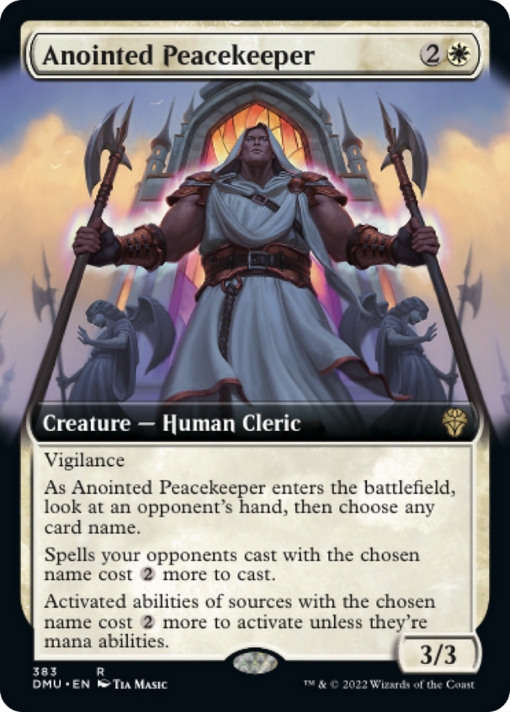 Magic: The Gathering - Anointed Peacekeeper - Dominaria United