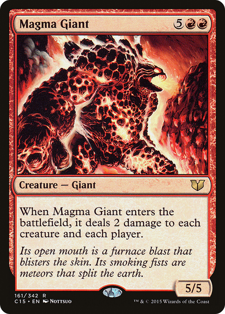 Magic: The Gathering - Magma Giant - Commander 2015