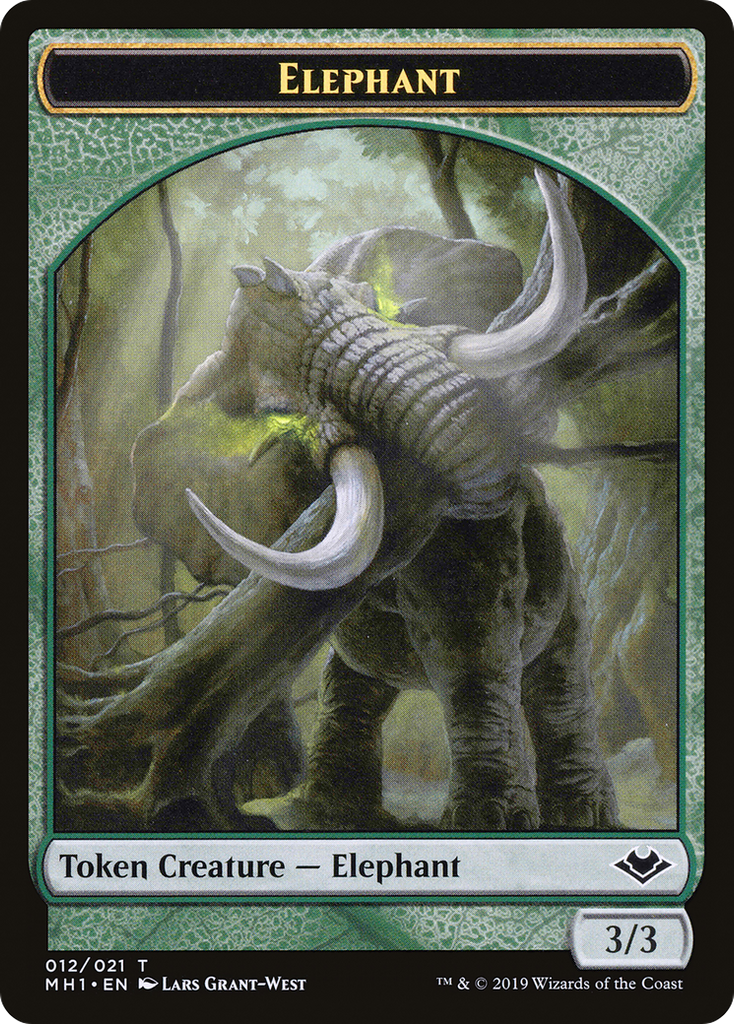 Magic: The Gathering - Elephant Token - Modern Horizons Tokens