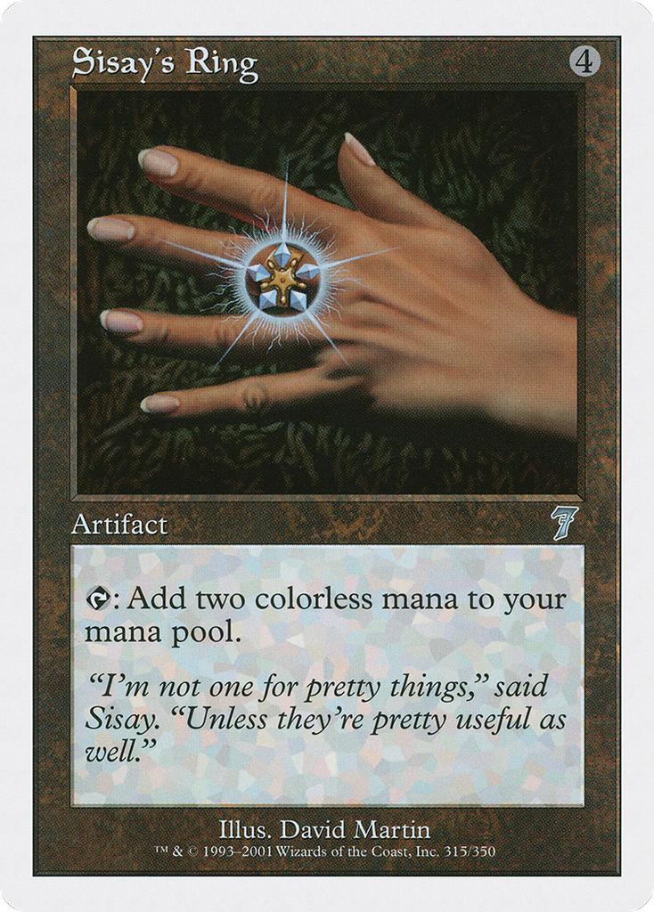 Magic: The Gathering - Sisay's Ring - Seventh Edition