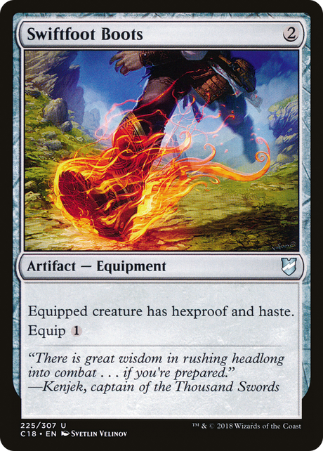 Magic: The Gathering - Swiftfoot Boots - Commander 2018