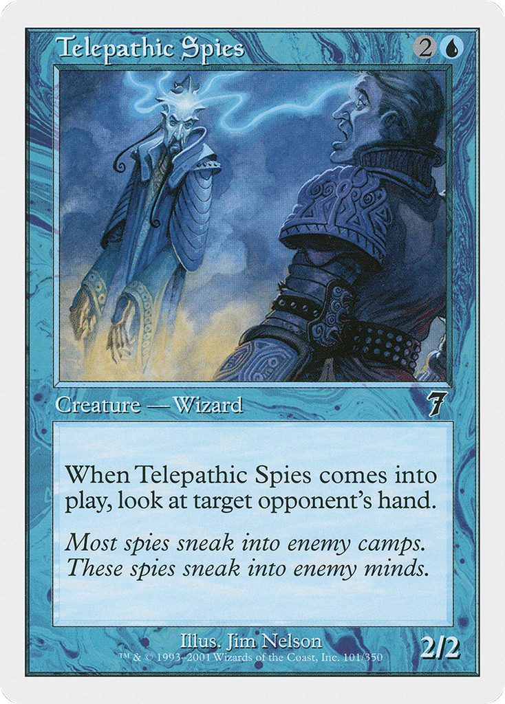 Magic: The Gathering - Telepathic Spies - Seventh Edition