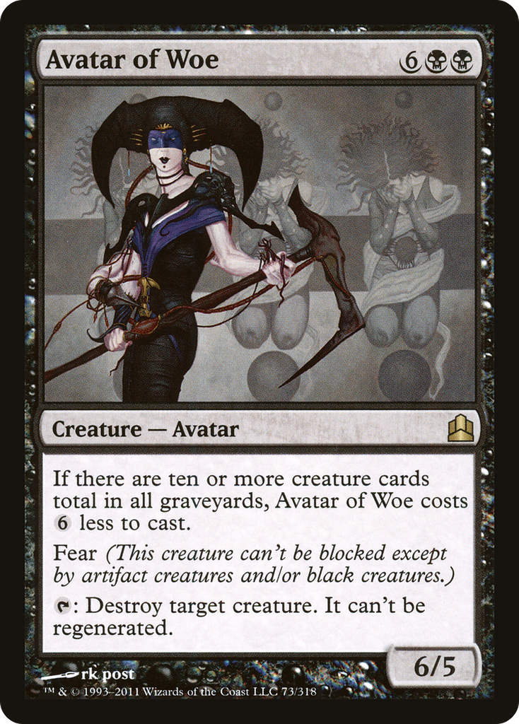 Magic: The Gathering - Avatar of Woe - Commander 2011