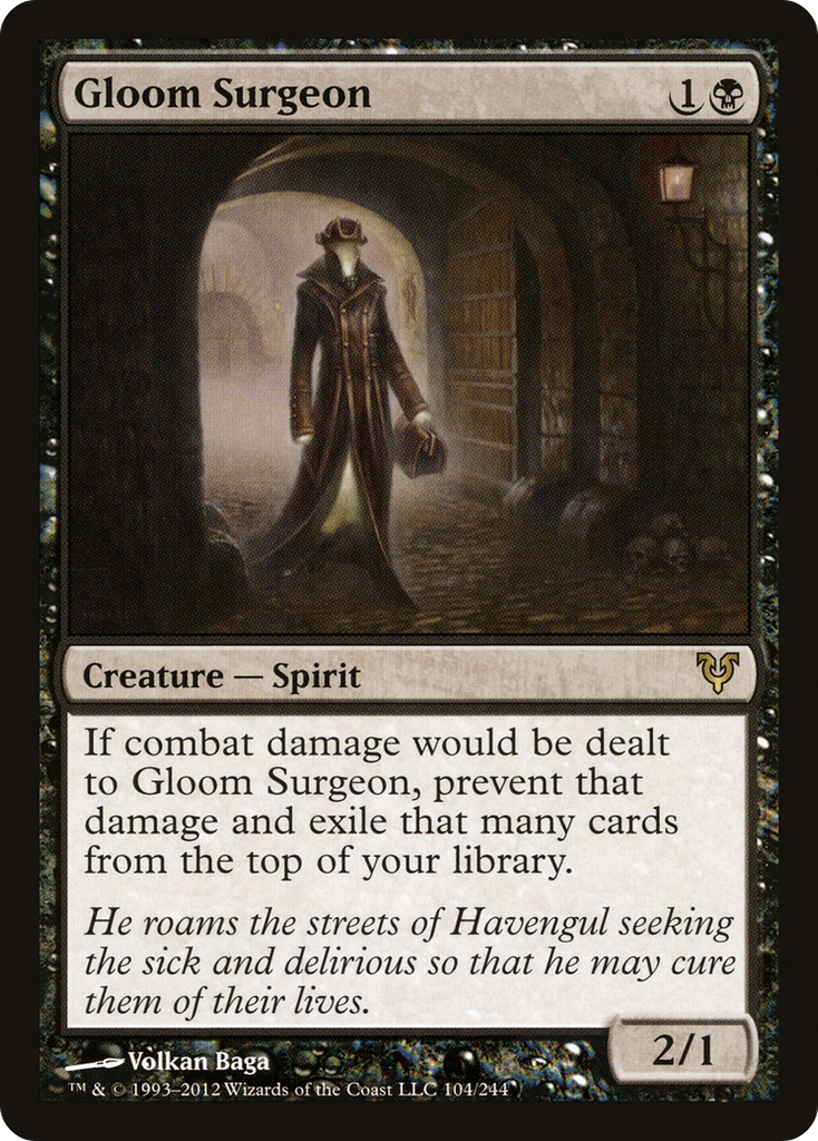 Magic: The Gathering - Gloom Surgeon - Avacyn Restored