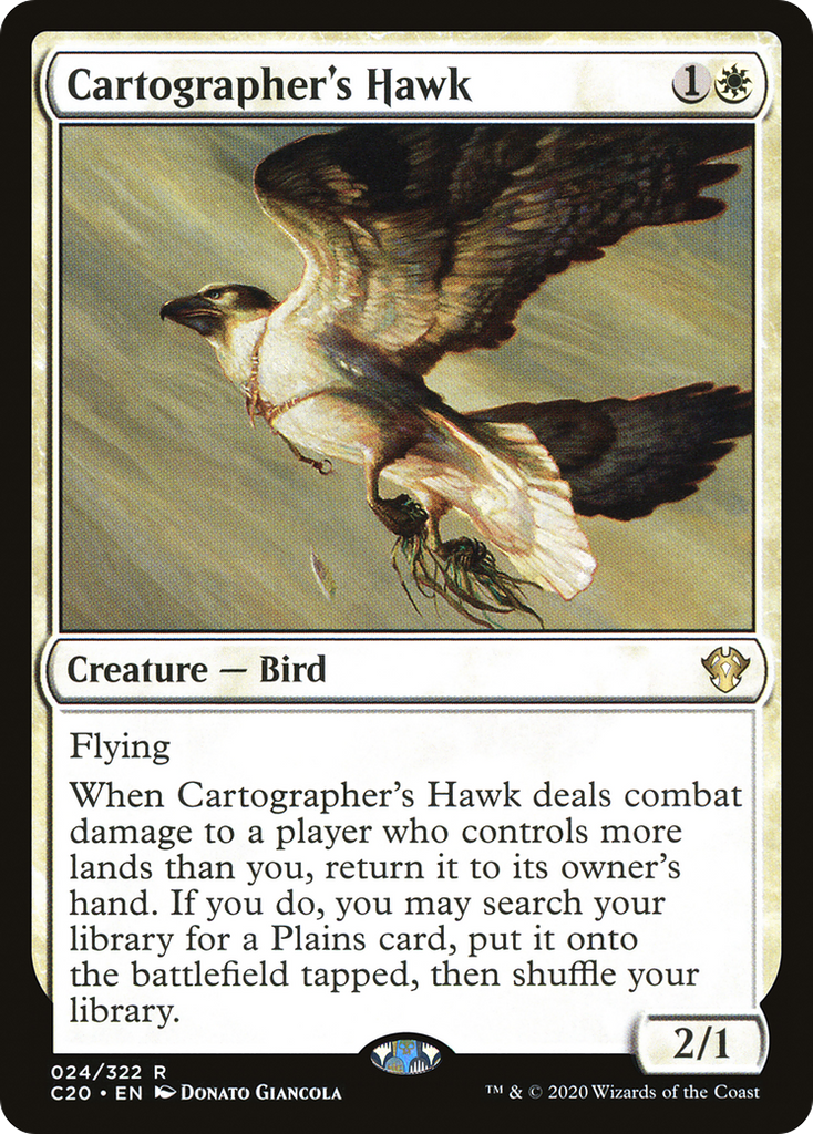Magic: The Gathering - Cartographer's Hawk - Commander 2020