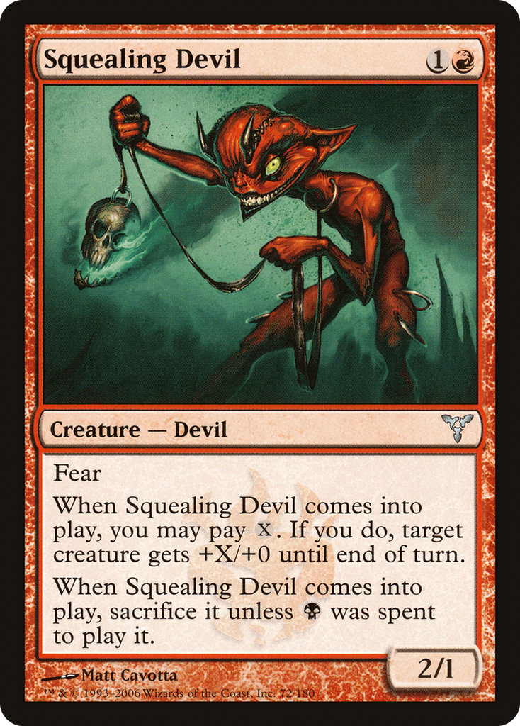 Magic: The Gathering - Squealing Devil - Dissension