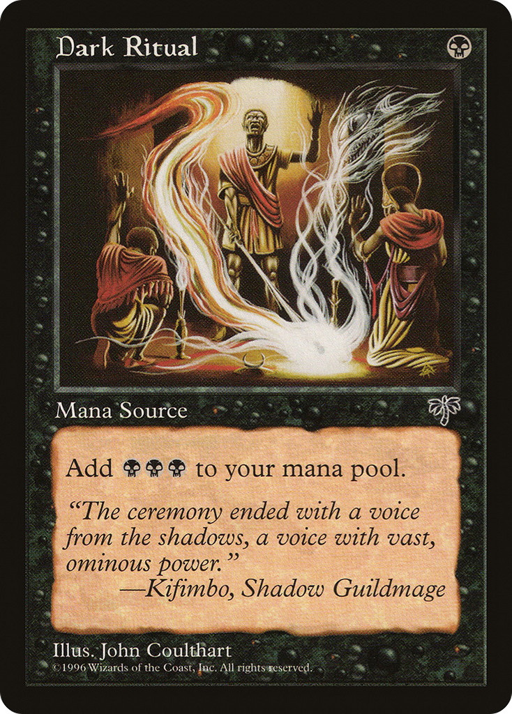 Magic: The Gathering - Dark Ritual - Mirage