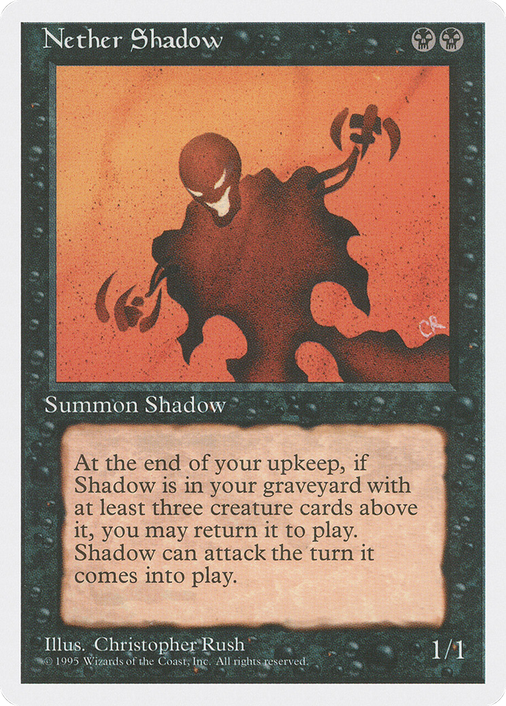 Magic: The Gathering - Nether Shadow - Fourth Edition