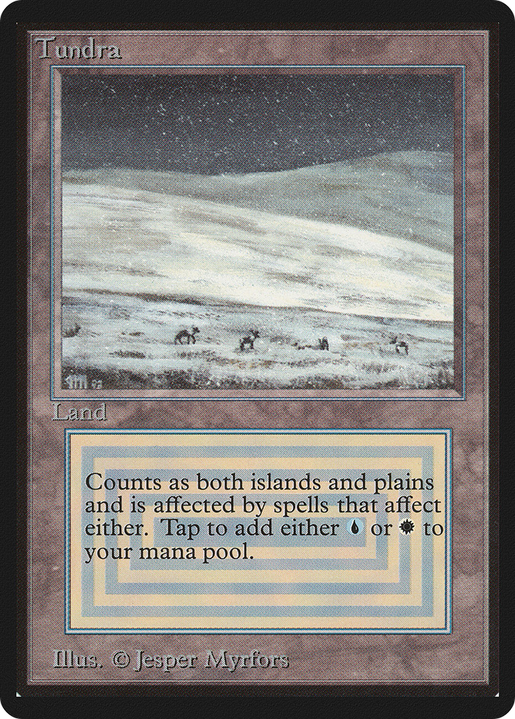 Magic: The Gathering - Tundra - Limited Edition Beta