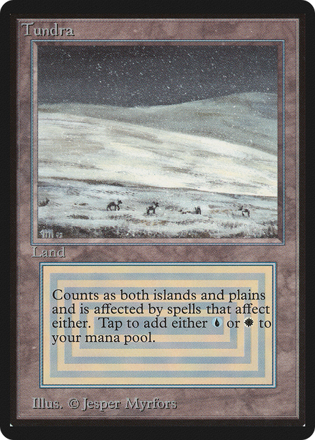 Magic: The Gathering - Tundra - Limited Edition Beta
