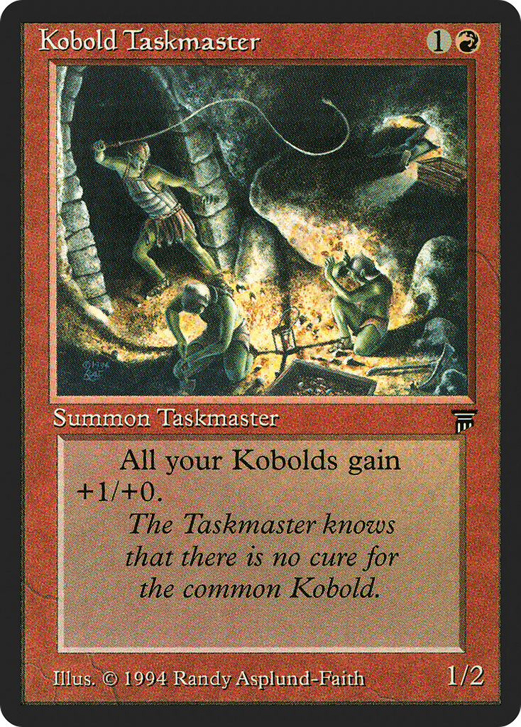 Magic: The Gathering - Kobold Taskmaster - Legends