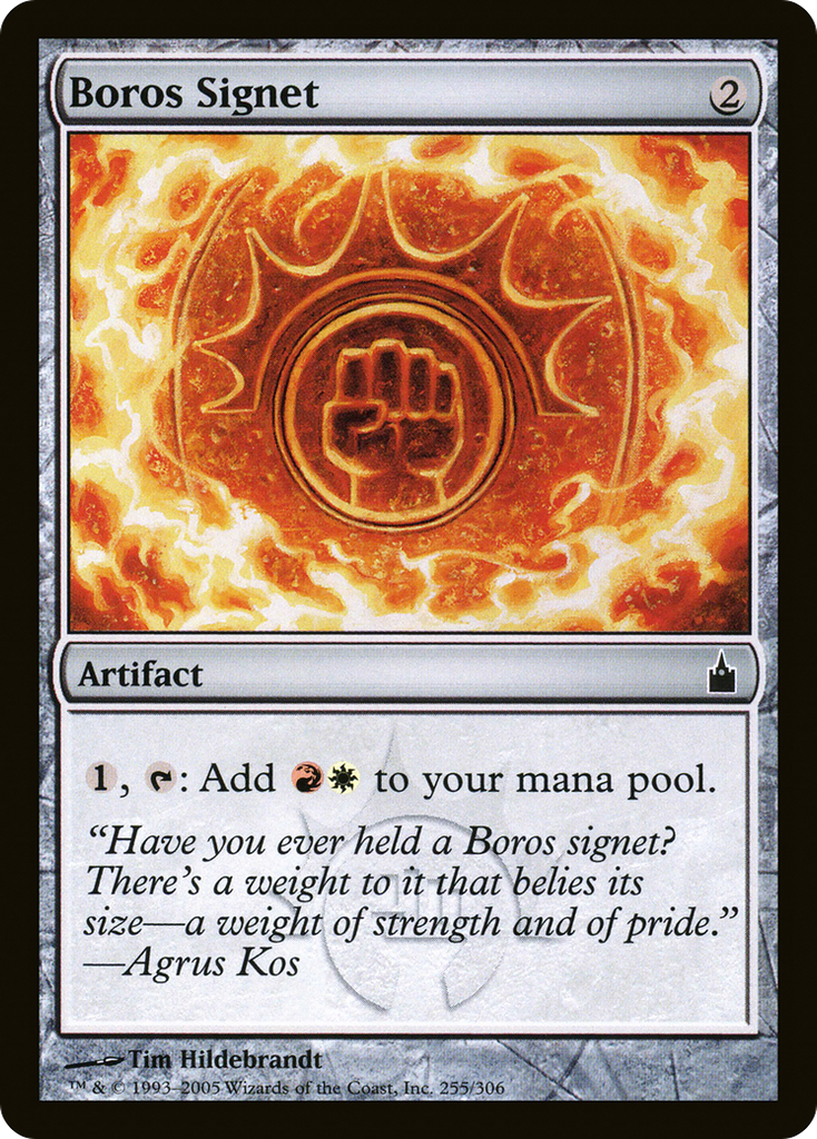 Magic: The Gathering - Boros Signet - Ravnica: City of Guilds