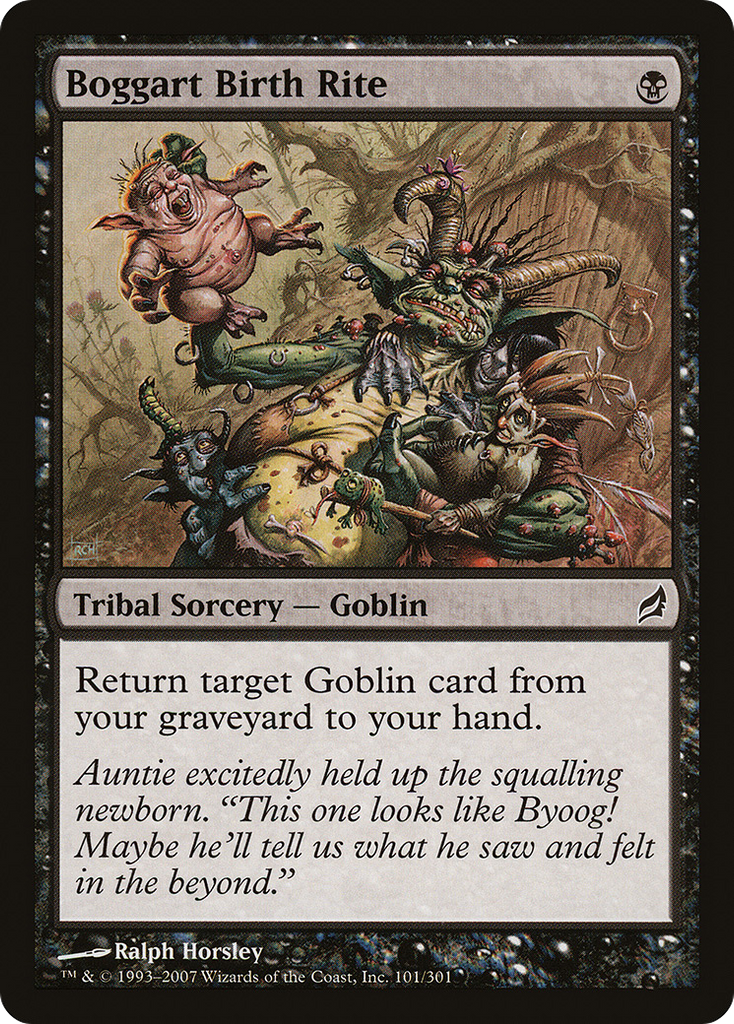 Magic: The Gathering - Boggart Birth Rite - Lorwyn