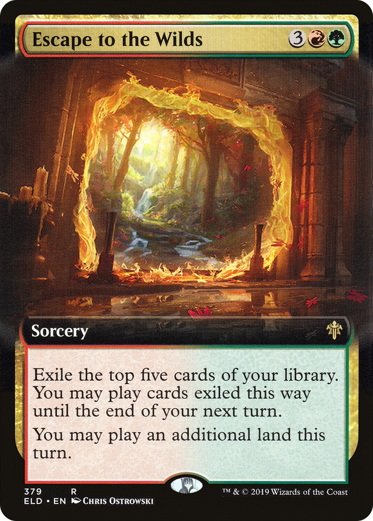 Magic: The Gathering - Escape to the Wilds Foil - Throne of Eldraine