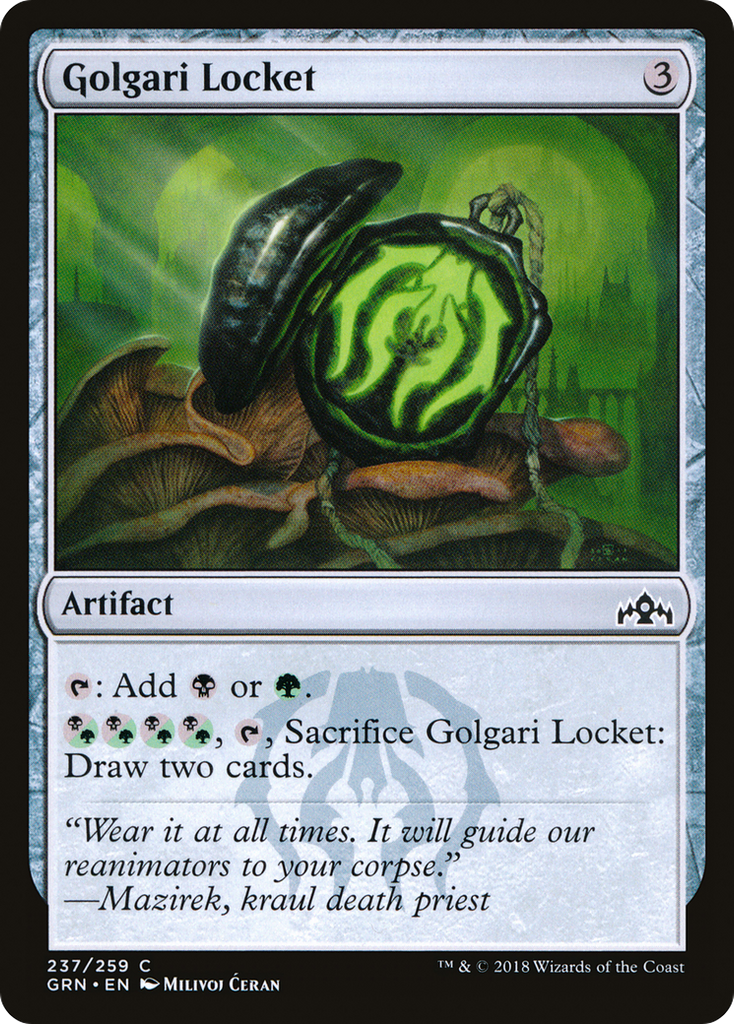 Magic: The Gathering - Golgari Locket - Guilds of Ravnica