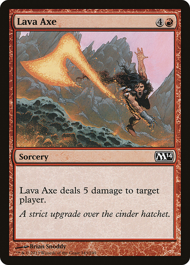 Magic: The Gathering - Lava Axe - Magic 2014