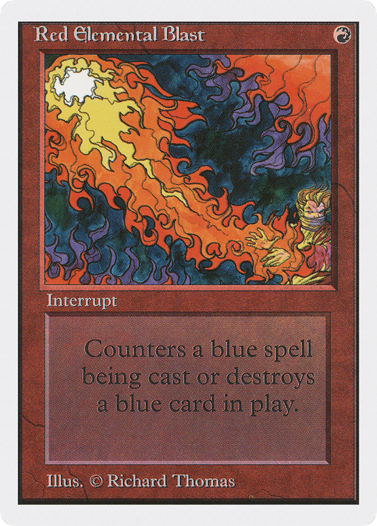 Magic: The Gathering - Red Elemental Blast - Unlimited Edition