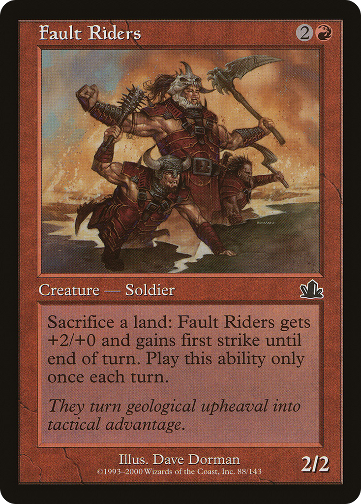 Magic: The Gathering - Fault Riders - Prophecy