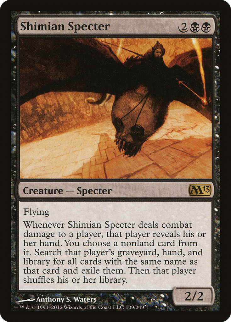 Magic: The Gathering - Shimian Specter - Magic 2013