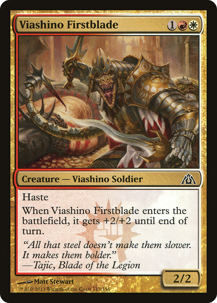 Magic: The Gathering - Viashino Firstblade - Dragon's Maze