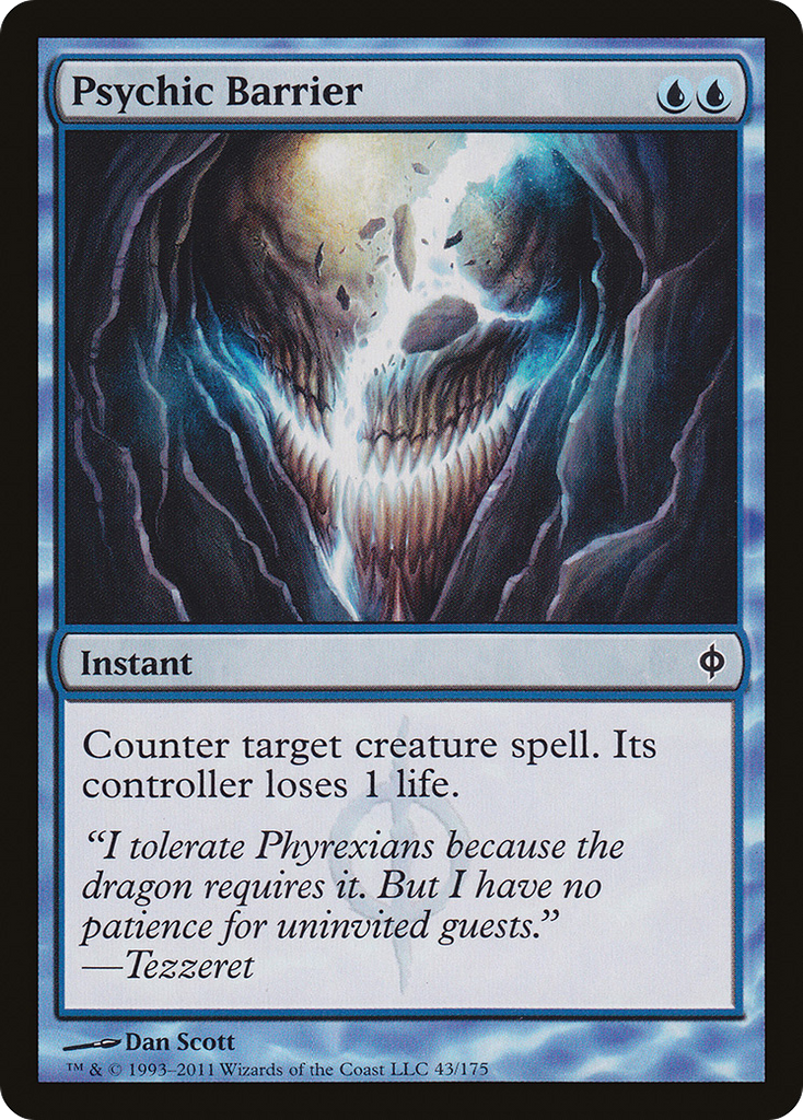 Magic: The Gathering - Psychic Barrier - New Phyrexia
