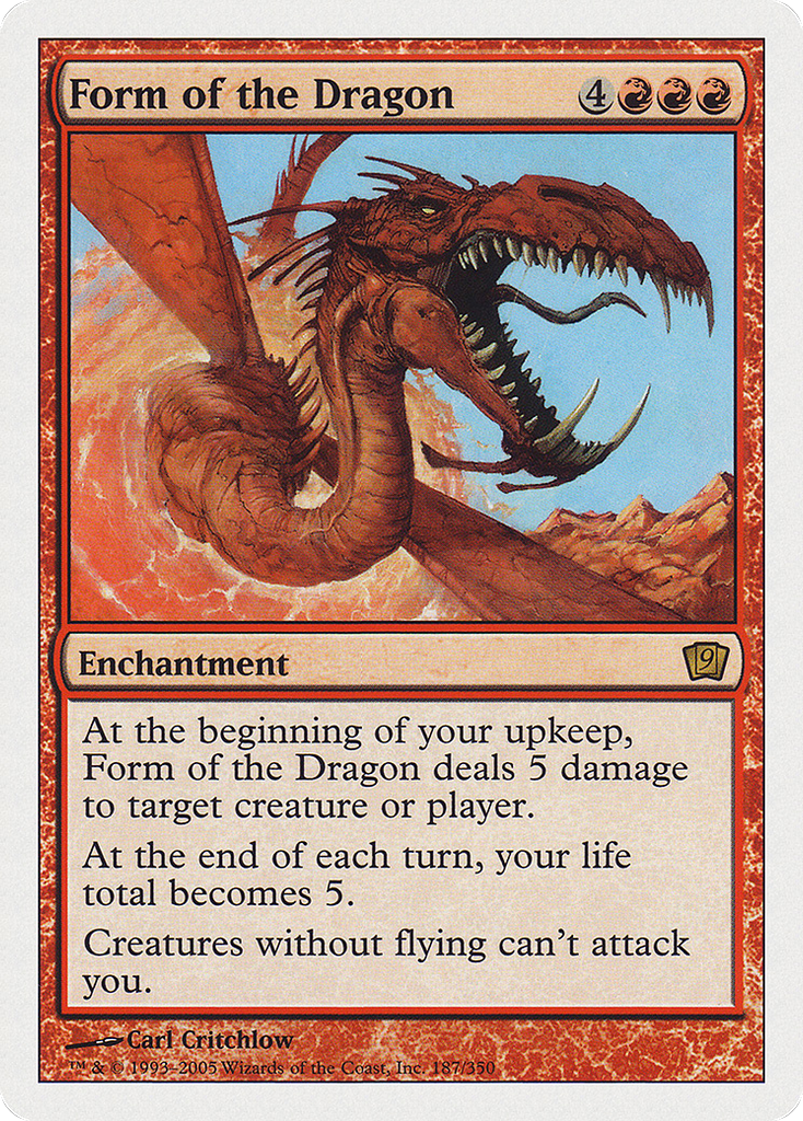 Magic: The Gathering - Form of the Dragon - Ninth Edition