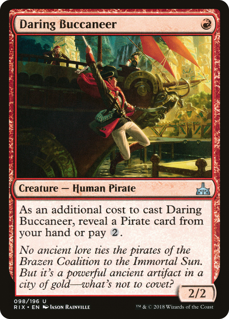 Magic: The Gathering - Daring Buccaneer - Rivals of Ixalan