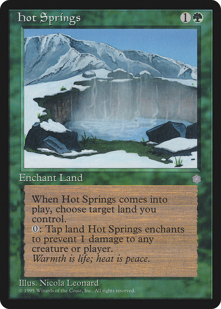 Magic: The Gathering - Hot Springs - Ice Age