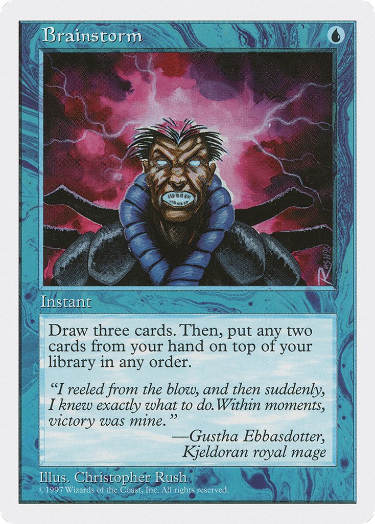 Magic: The Gathering - Brainstorm - Fifth Edition