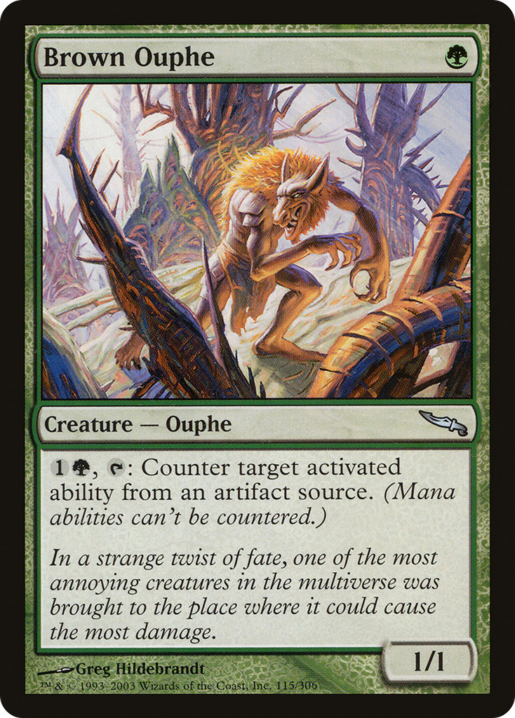 Magic: The Gathering - Brown Ouphe - Mirrodin