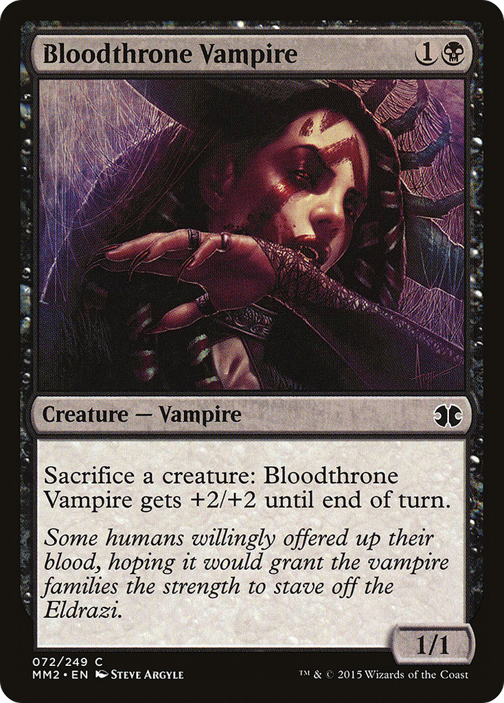 Magic: The Gathering - Bloodthrone Vampire - Modern Masters 2015