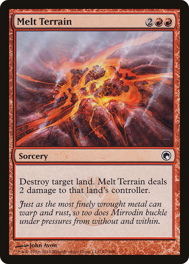 Magic: The Gathering - Melt Terrain - Scars of Mirrodin