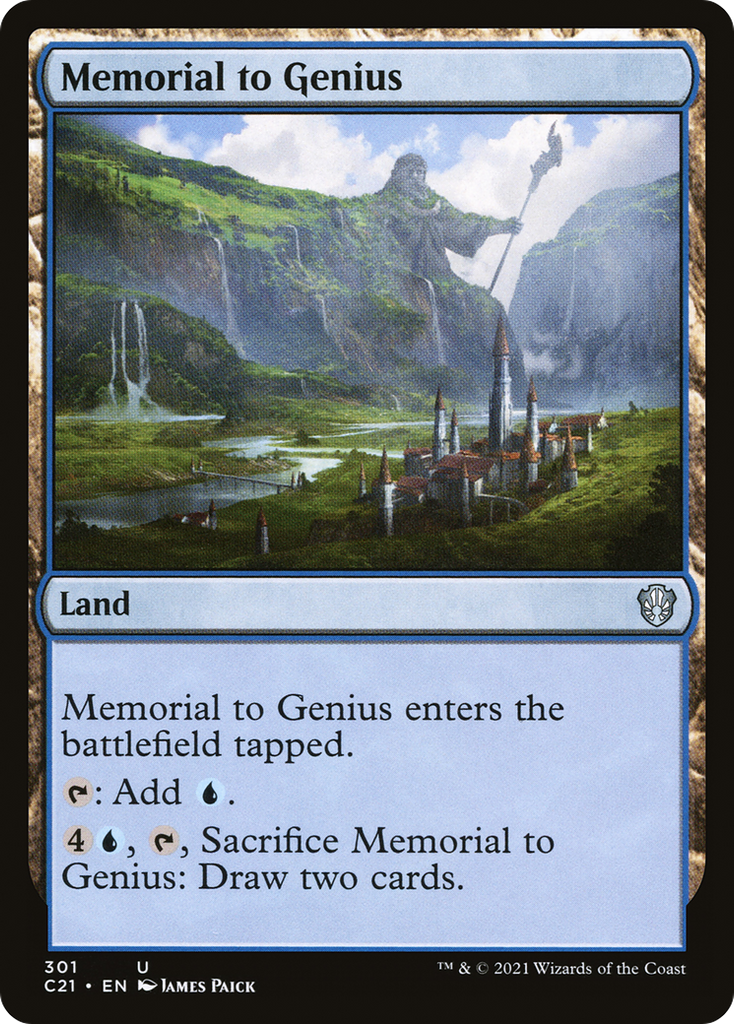 Magic: The Gathering - Memorial to Genius - Commander 2021