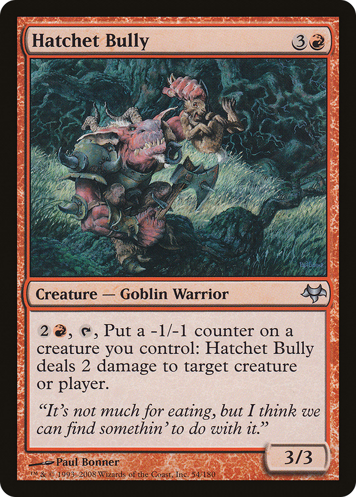 Magic: The Gathering - Hatchet Bully - Eventide