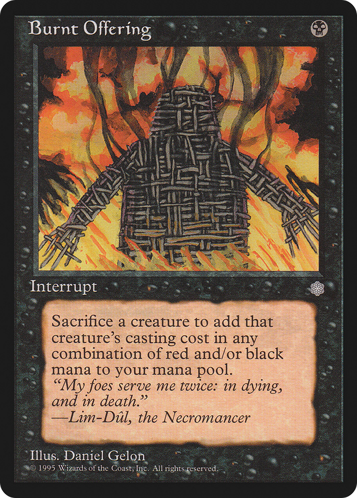 Magic: The Gathering - Burnt Offering - Ice Age