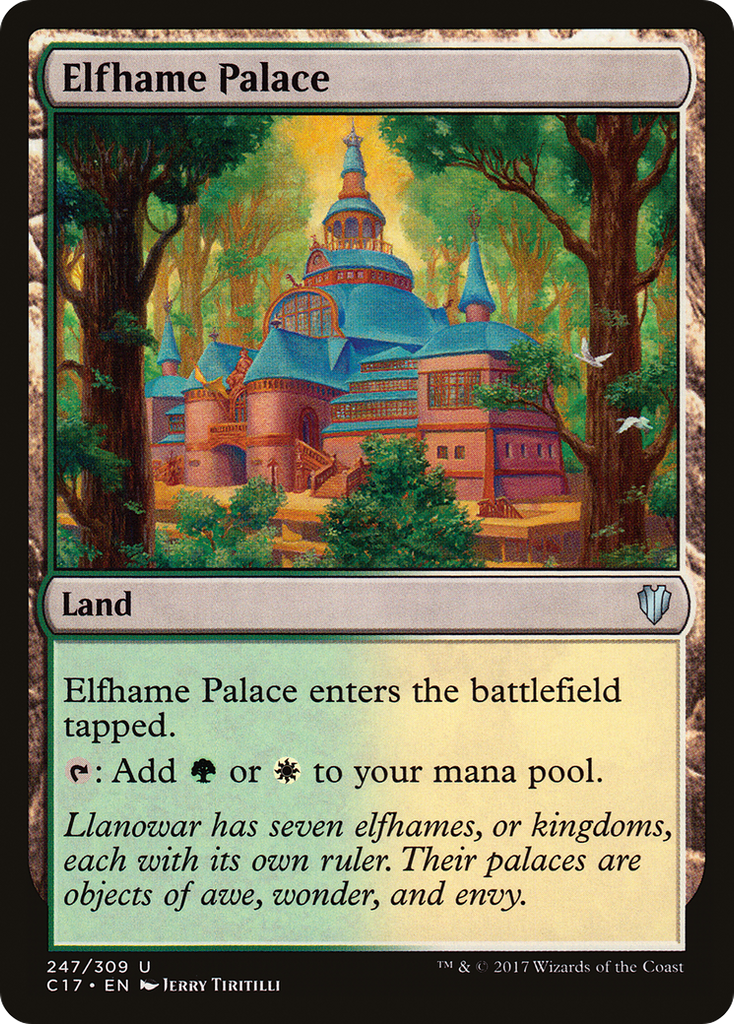 Magic: The Gathering - Elfhame Palace - Commander 2017