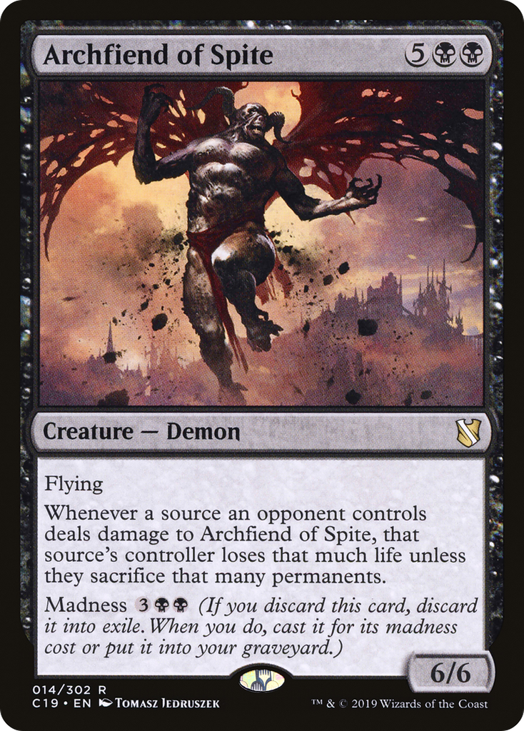 Magic: The Gathering - Archfiend of Spite - Commander 2019