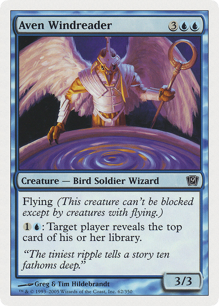 Magic: The Gathering - Aven Windreader - Ninth Edition