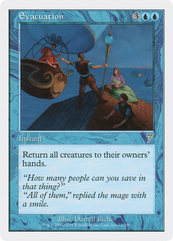 Magic: The Gathering - Evacuation - Seventh Edition