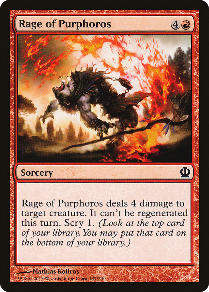 Magic: The Gathering - Rage of Purphoros - Theros