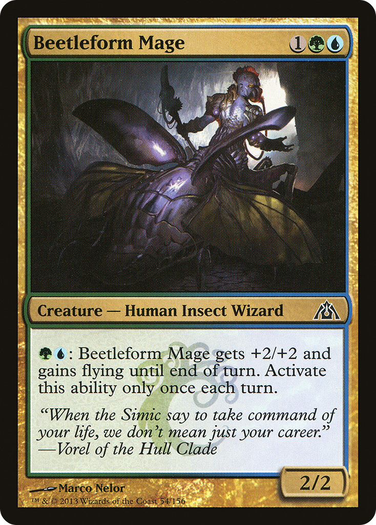 Magic: The Gathering - Beetleform Mage - Dragon's Maze