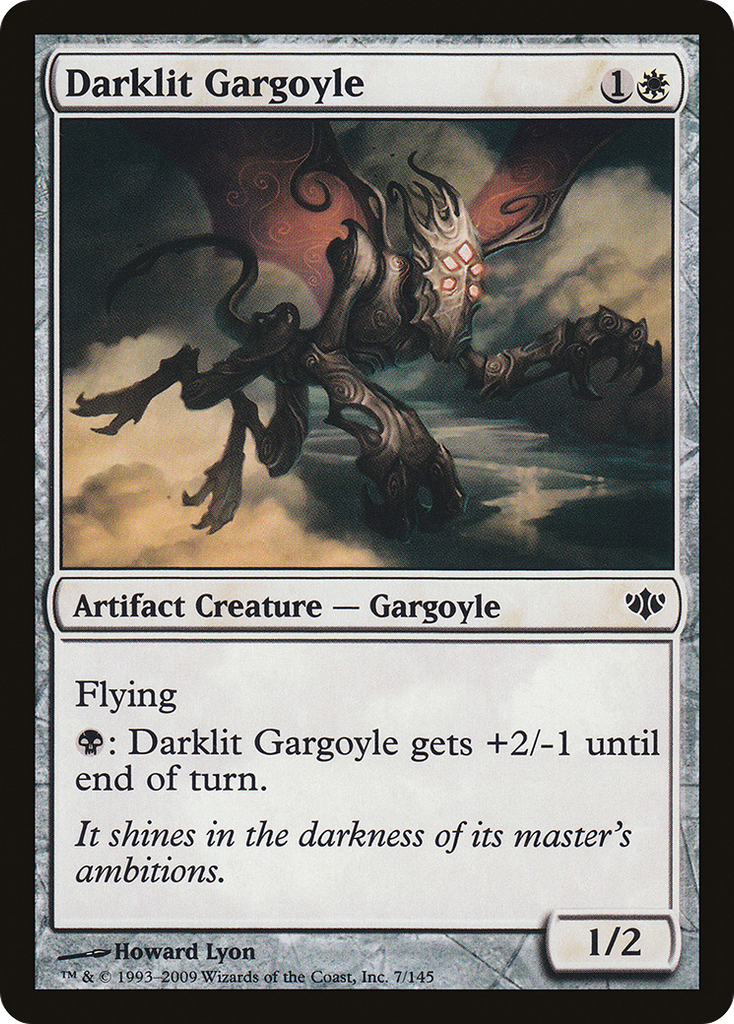 Magic: The Gathering - Darklit Gargoyle - Conflux