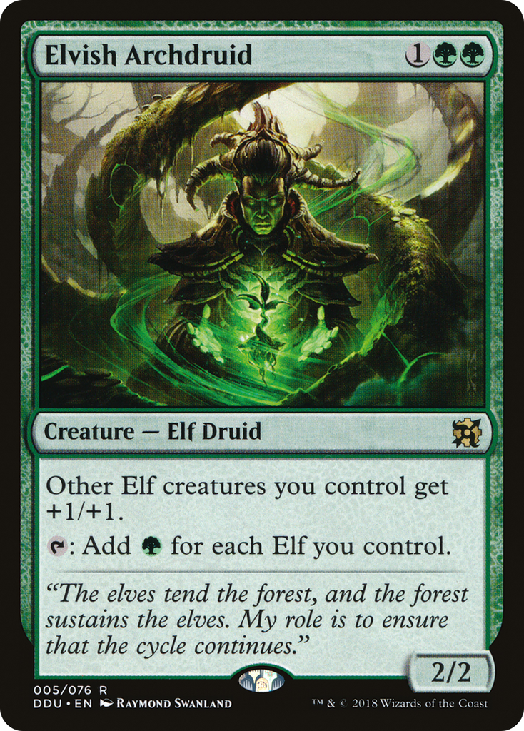 Magic: The Gathering - Elvish Archdruid - Duel Decks: Elves vs. Inventors